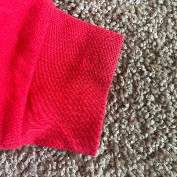 Victoria’s Secret PINK quarter zip sweatshirt, Red, size S - Picture 12 of 14